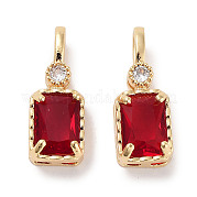 Латунные микро проложить кубического циркония подвески KK-C051-54G-04