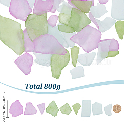 450 g 9 Stile Seeglasstücke zum Basteln&nbsp;DIY-PH0035-22B
