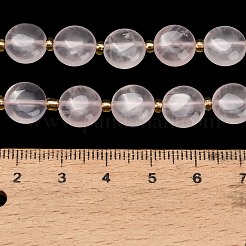 Natürlichen Rosenquarz Perlen Stränge&nbsp;G-H005-B15-01