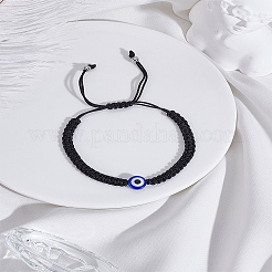 1 Stück verstellbare geflochtene Perlenarmbänder&nbsp;BJEW-LP0002-34B