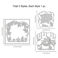 Moldes de corte de acero al carbono stencils&nbsp;DIY-WH0309-318