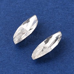 Cabochon in strass di vetro con retro a punta in stile 80 pz 4&nbsp;RGLA-FS0001-02