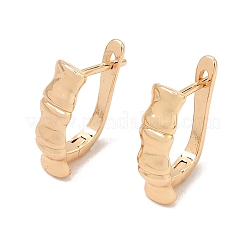 Pendientes de aro de latón para las mujeres&nbsp;KK-CBACA55-09G
