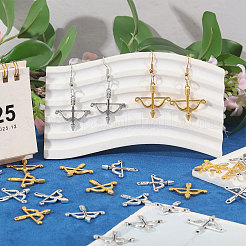 100 pièces 2 couleurs pendentifs en alliage de style tibétain&nbsp;FIND-CA0011-58