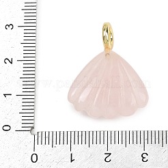 Pendentifs sculptés en quartz rose naturel&nbsp;G-G330-02G-06
