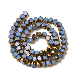 Chapelets de perles en verre électroplaqué&nbsp;X-EGLA-P061-01A-08