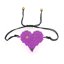 Miyuki Samen geflochtenes Perlenarmband&nbsp;BJEW-A121-31A