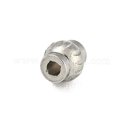 Perline in acciaio inossidabile 304 anti-ossidazione&nbsp;STAS-A091-01A-P