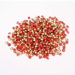 Zurück plattiert Klasse A Diamant Glas wies Strass&nbsp;RGLA-SS6-019