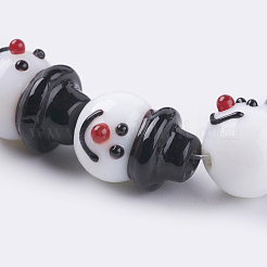 Chapelets de perles vernissées manuelles&nbsp;LAMP-N068-5