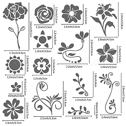 Stanzschablonen aus Edelstahl&nbsp;DIY-WH0238-011