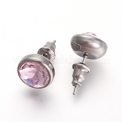 Boucles d'oreilles à tige en acier inoxydable 304&nbsp;EJEW-F182-A06