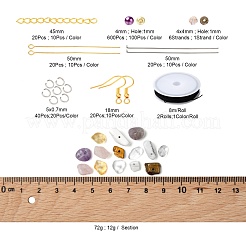 Kit de fabrication de boucles d'oreilles en perles de bricolage&nbsp;DIY-FS0001-98