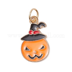 8 pendenti smaltati in lega di Halloween&nbsp;PALLOY-JF04131