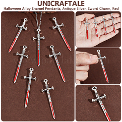 20pcs Halloween-Legierungs-Emaille-Anhänger&nbsp;FIND-UN0003-03