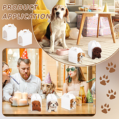 Kraftpapier-Faltschachteln für Haustiergeschenke&nbsp;CON-WH0089-238A