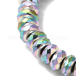 Fili di perline di ematite sintetica non magnetica con vernice da forno&nbsp;G-I364-M01-01