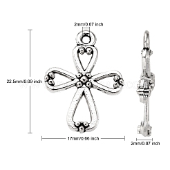 Pendentifs en alliage de style tibétain&nbsp;LF1364Y