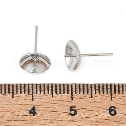 Accessoires de clous d'oreilles en laiton&nbsp;KK-A300-29C-P