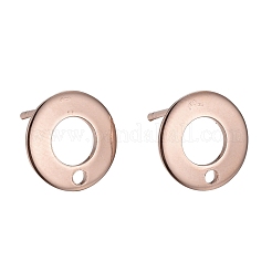 32 pz 4 colori 304 acciaio inossidabile orecchini a perno&nbsp;STAS-LS0001-08