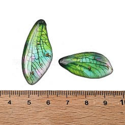 4 ciondolo a forma di ali di farfalla in resina epossidica trasparente&nbsp;RESI-C057-04D