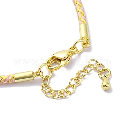 Fabrication de bracelets tressés en cordon polyester&nbsp;MAK-Z003-01G-26