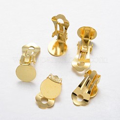 Ohrclip-Fassungen aus Messing&nbsp;KK-F371-46G