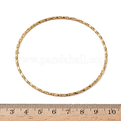 7 pulsera de acero inoxidable 304 para mujer.&nbsp;BJEW-C132-04G
