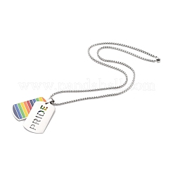 Collana di orgoglio arcobaleno&nbsp;STAS-M292-01P