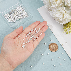 240 pièce de perles de rocaille en verre galvanisé&nbsp;SEED-NB0002-06B