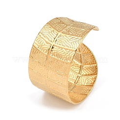 Braccialetti a polsino in acciaio inossidabile 304 per donna&nbsp;BJEW-P362-01G