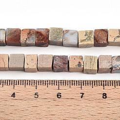 Natürliche Aqua Terra Jaspis Perlen Stränge&nbsp;G-T140-43A