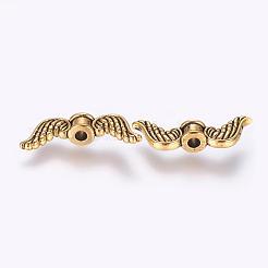 Perline in lega stile tibetano&nbsp;TIBEB-6139-AG-LF