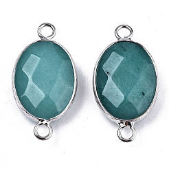 Natürliche weiße Jade Verbinder / Anschlüsse&nbsp;G-T131-102-11