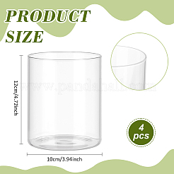 Transparente Hydrokulturvase aus Glas&nbsp;AJEW-WH0348-441A