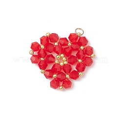 3 pièces pendentifs en verre&nbsp;PALLOY-MZ01084