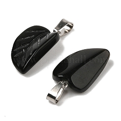 Colgantes de obsidiana naturales&nbsp;G-B127-01P-03