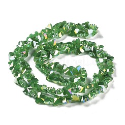 Galvanoplastie des brins de perles de verre papillon&nbsp;EGLA-A036-08A-AB04