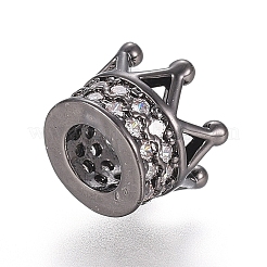 Perles de zircone cubique micro pave en Laiton&nbsp;LS-ZIRC-G166-39B