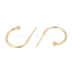 Crochets de boucles d'oreilles en acier inoxydable 304&nbsp;STAS-K211-01G-A