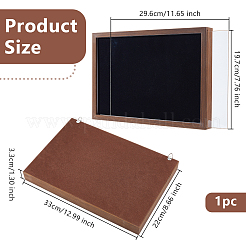 An der Wand montierte Ausstellungenboxen für Ausweise aus Holz&nbsp;ODIS-WH0331-15