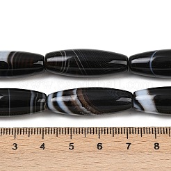 Natürliche gestreifte Achat- / Bandagatperlenstränge&nbsp;G-S280-10F