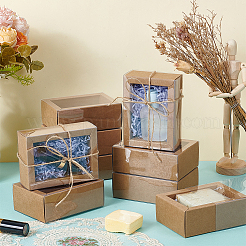 Geschenkschubladenboxen aus Kraftpapierkarton&nbsp;CON-WH0085-129A