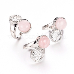 Mischedelstein-Ringe&nbsp;RJEW-G098-02A-P