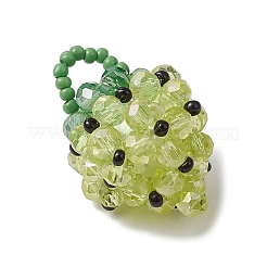Pendentifs en perles de verre&nbsp;PALLOY-GD00003-03