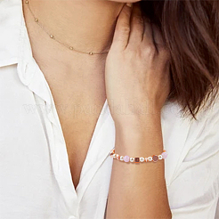 Perline in ottone&nbsp;KK-TA0007-74RG