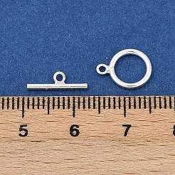 Sterling Silber Ring Knebelverschluss&nbsp;X-STER-A008-16