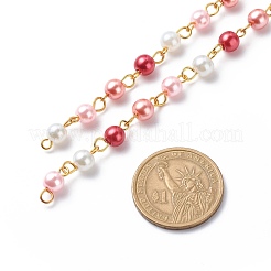 Catene perla perline di vetro a mano&nbsp;AJEW-JB01136