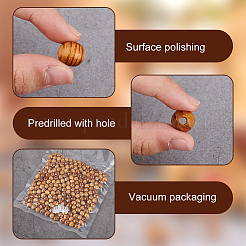 200pcs cuentas de madera&nbsp;WOOD-OC0003-68A-LF