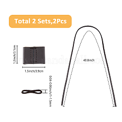 Cordoncino in pelle PU per realizzare borse a secchiello&nbsp;DIY-WH0430-711A-03